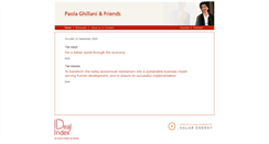 Desktop Screenshot of paolaghillanifriends.com